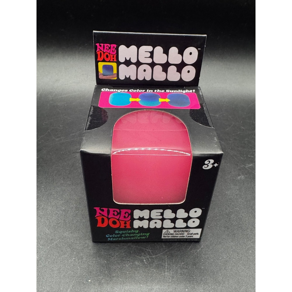 NeeDoh Mello Mallo Color Changing Squishy Stress Toy Schylling Pink Blue